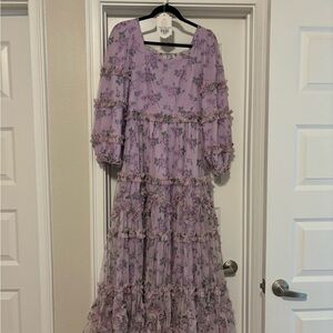 Ivy City Co Lavender Dress Catherine purple medium